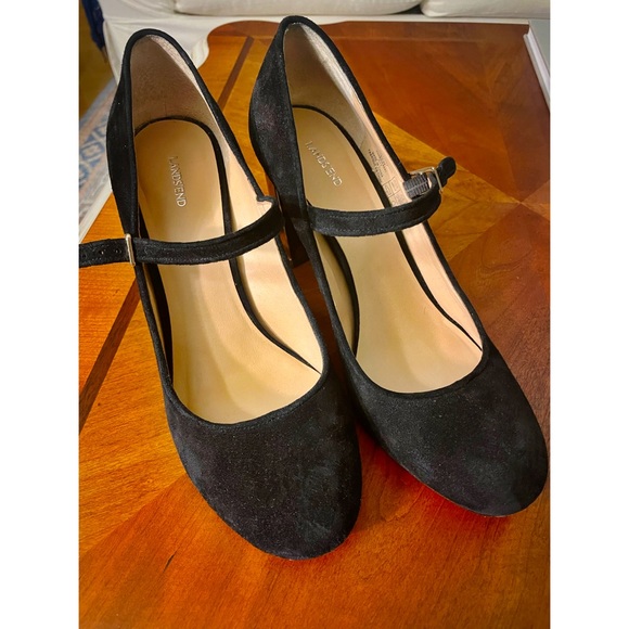 Land's End Mary Jane Tortoise Block Heels - Picture 2 of 4